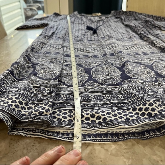 Roxy blue loose and flowy dress size large - Picture 10 of 10